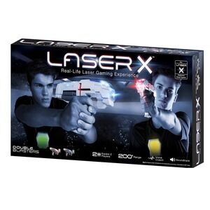 Laser X Real-Life Laser Gaming Experience Double Blasters 200ft Range 2 Player